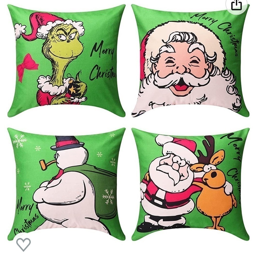 New in package Pillow Covers 18x18 Set of 4 - Christmas.